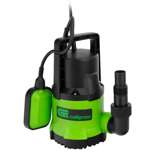 Дренажный насос для чистой воды СДН500-5, 500 Вт, напор 8 м, 8000 л/ч// Сибртех