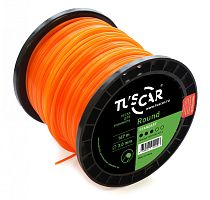 Леска для триммера TUSCAR Round orange, Standart, 3.0mm