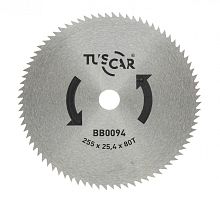Нож для мотокосы TUSCAR BB0094, Premium, 255x25,4x80T, Saw