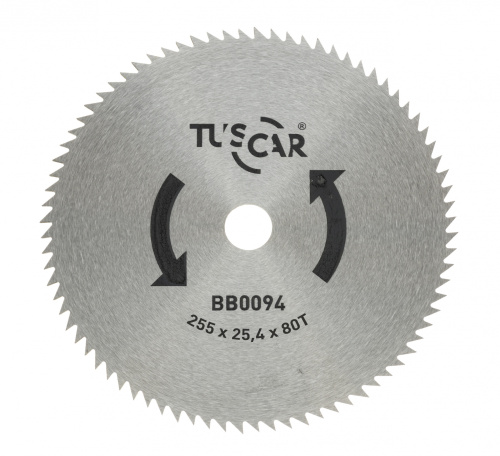 Нож для мотокосы TUSCAR BB0094, Premium, 255x25,4x80T, Saw